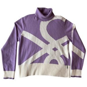United Colors of Benetton - Pantone sweater - medium - lilac - lavender - purple